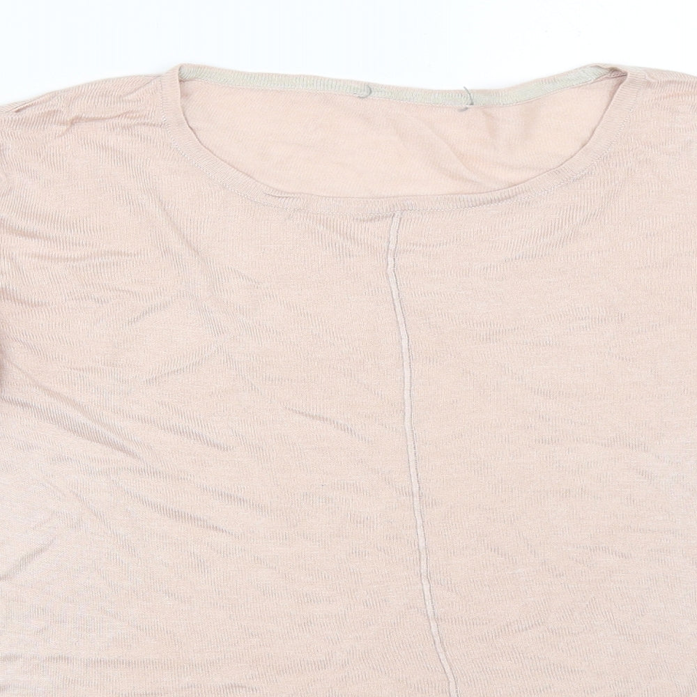 Oasis Womens Pink   Pullover Jumper Size L