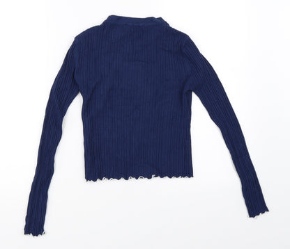 Preloved FOREVER 21 Womens Blue   Pullover Jumper Size XS - Back