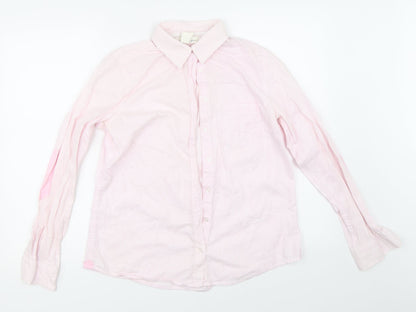 H&M Womens Pink   Basic Button-Up Size 42
