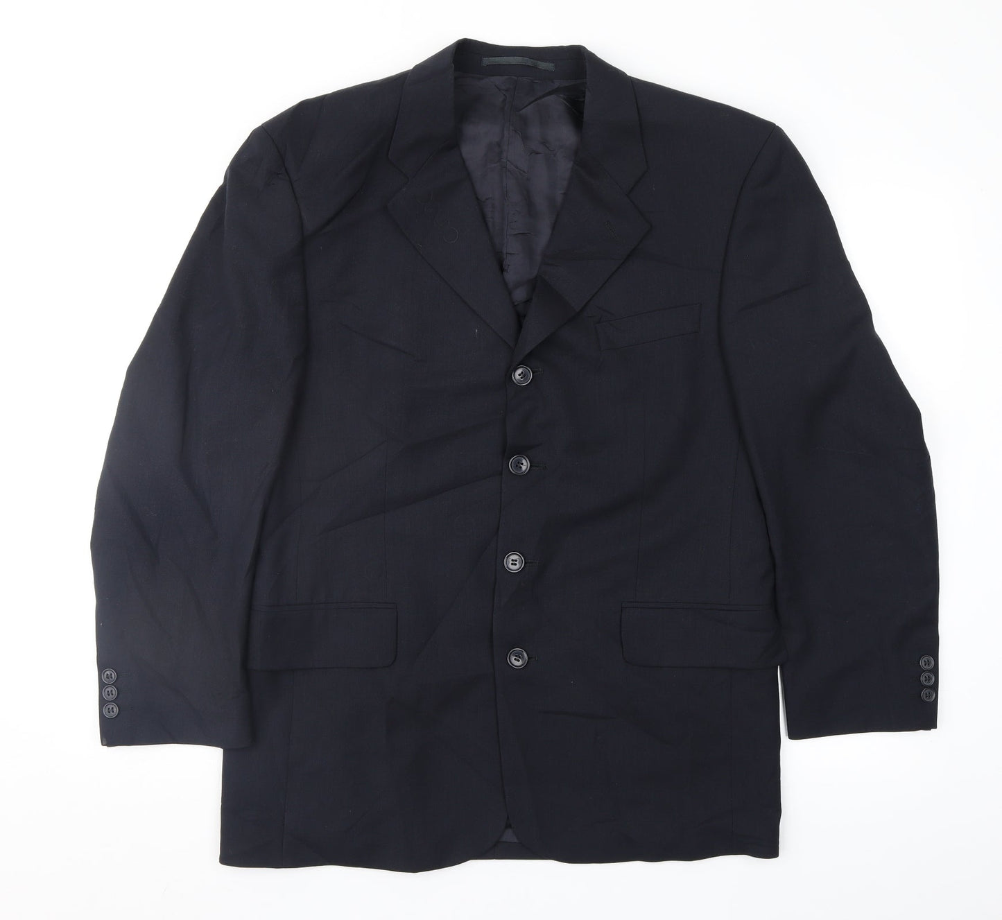 Harewood Mens Blue   Jacket Suit Jacket Size 40