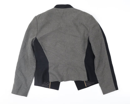 Marks & Spencer Womens Black Geometric  Jacket  Size 12