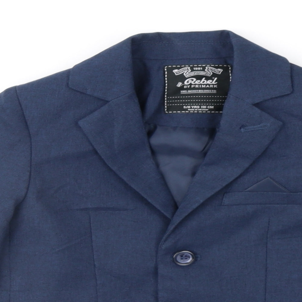 Rebel Boys Blue   Jacket  Size 5-6 Years