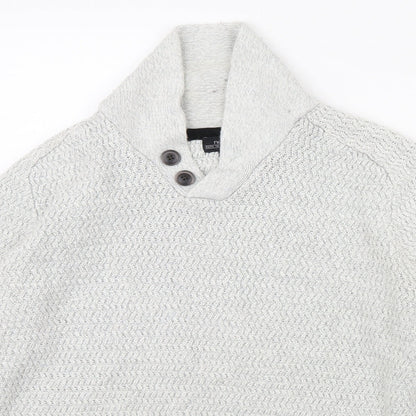 Next Womens Grey   Pullover Jumper Size M