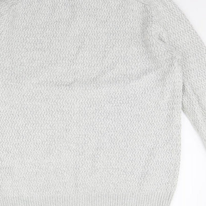 Next Womens Grey   Pullover Jumper Size M