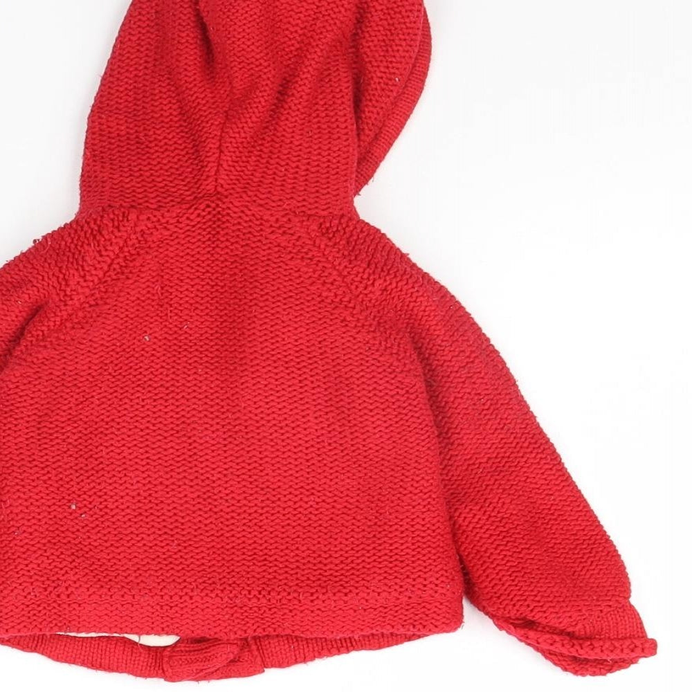 Early days Girls Red   Jacket  Size 0-3 Months