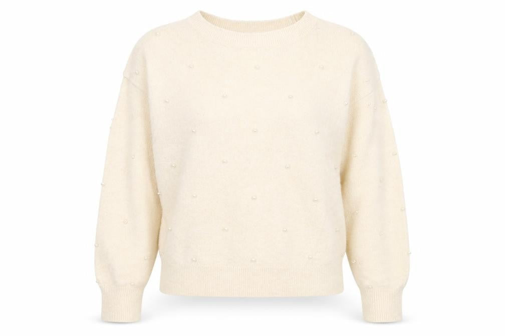 H&M Womens Ivory   Pullover Jumper Size S