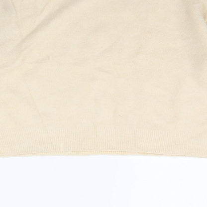 H&M Womens Ivory   Pullover Jumper Size S