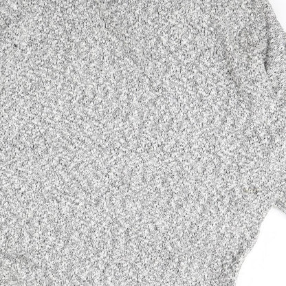 Brand and care label for Atmosphere women’s grey jacket, size M