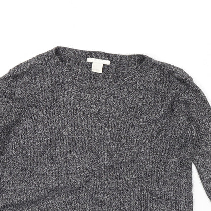H&M Womens Black   Pullover Jumper Size S