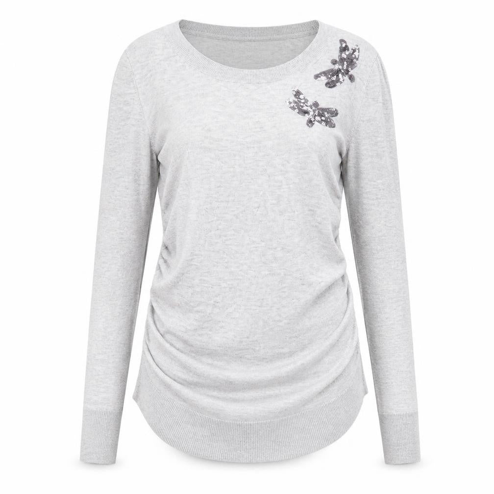 H&M Womens Grey   Pullover Jumper Size M