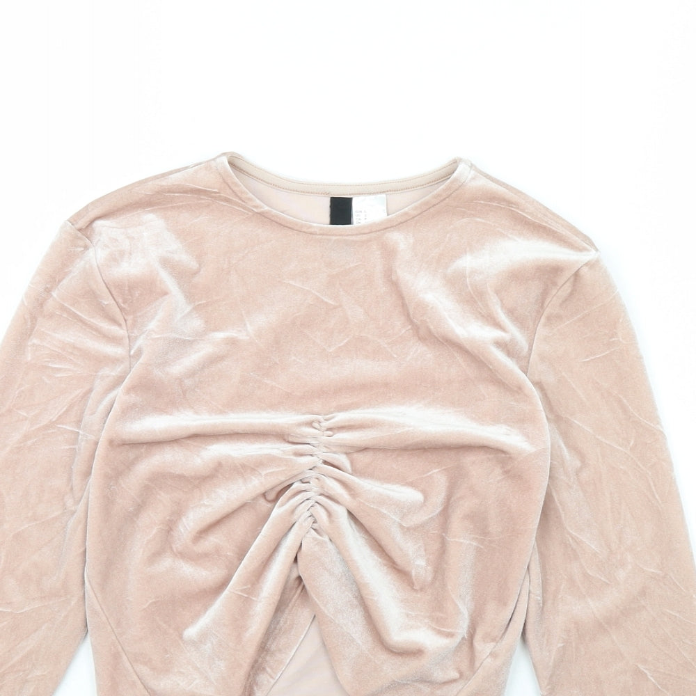 H&M Womens Pink   Basic T-Shirt Size S