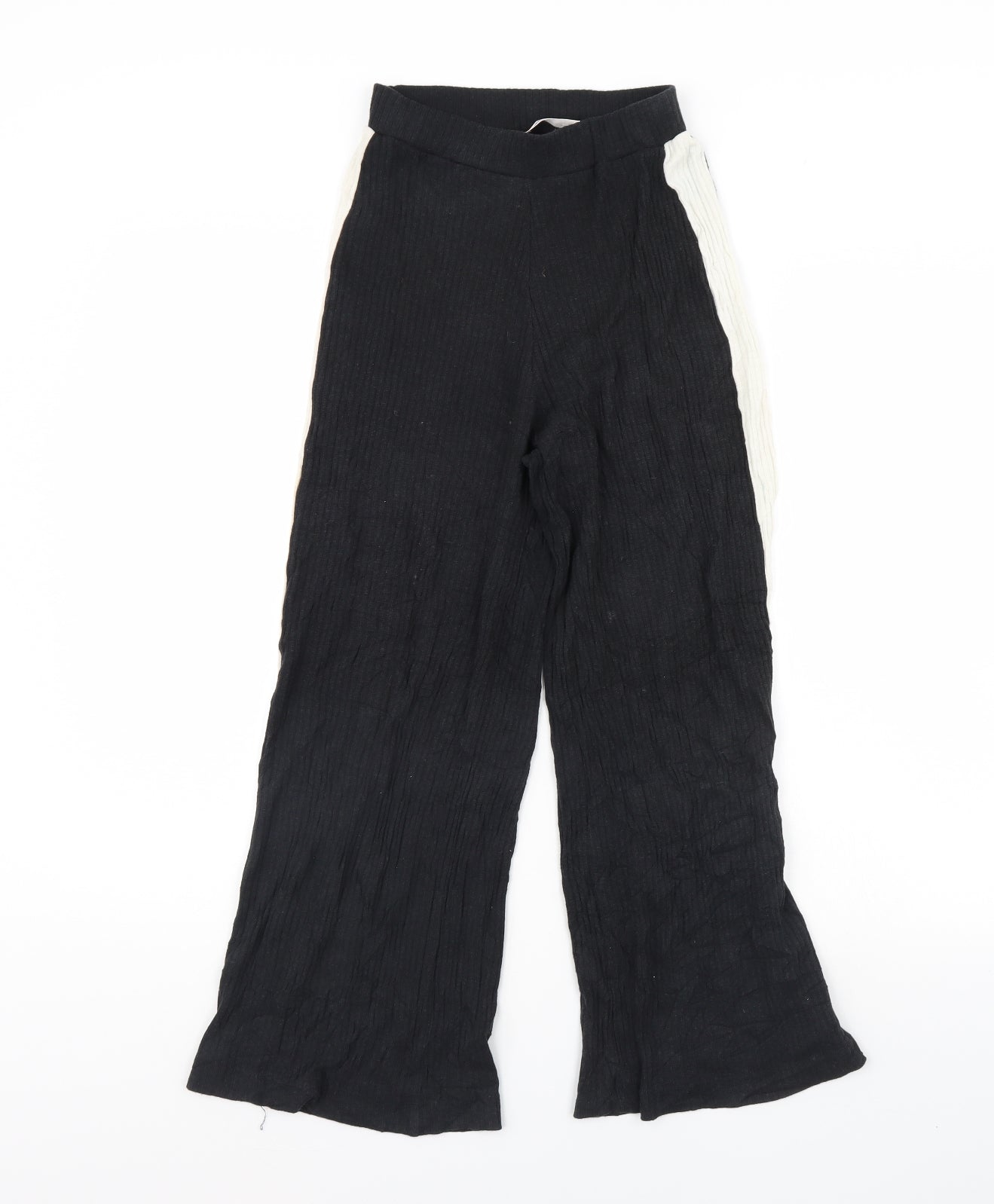 Pull&Bear Womens Black   Trousers  Size XS L27 in