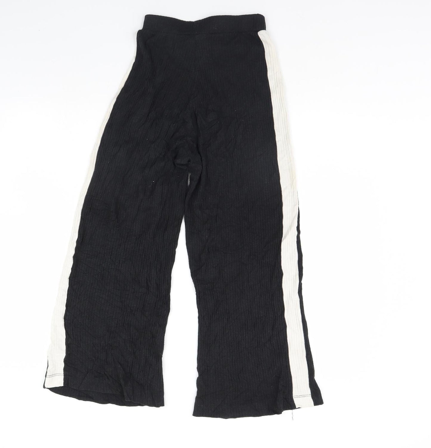 Pull&Bear Womens Black   Trousers  Size XS L27 in