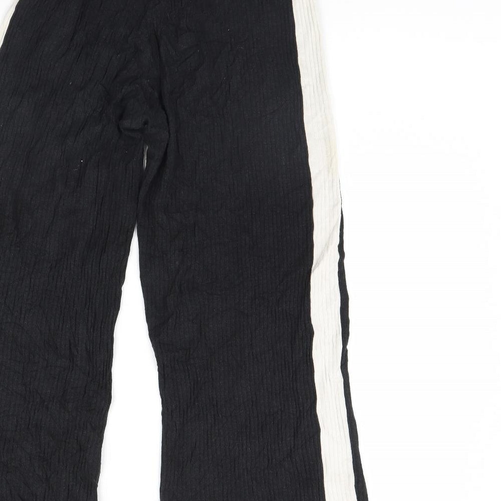 Pull&Bear Womens Black   Trousers  Size XS L27 in