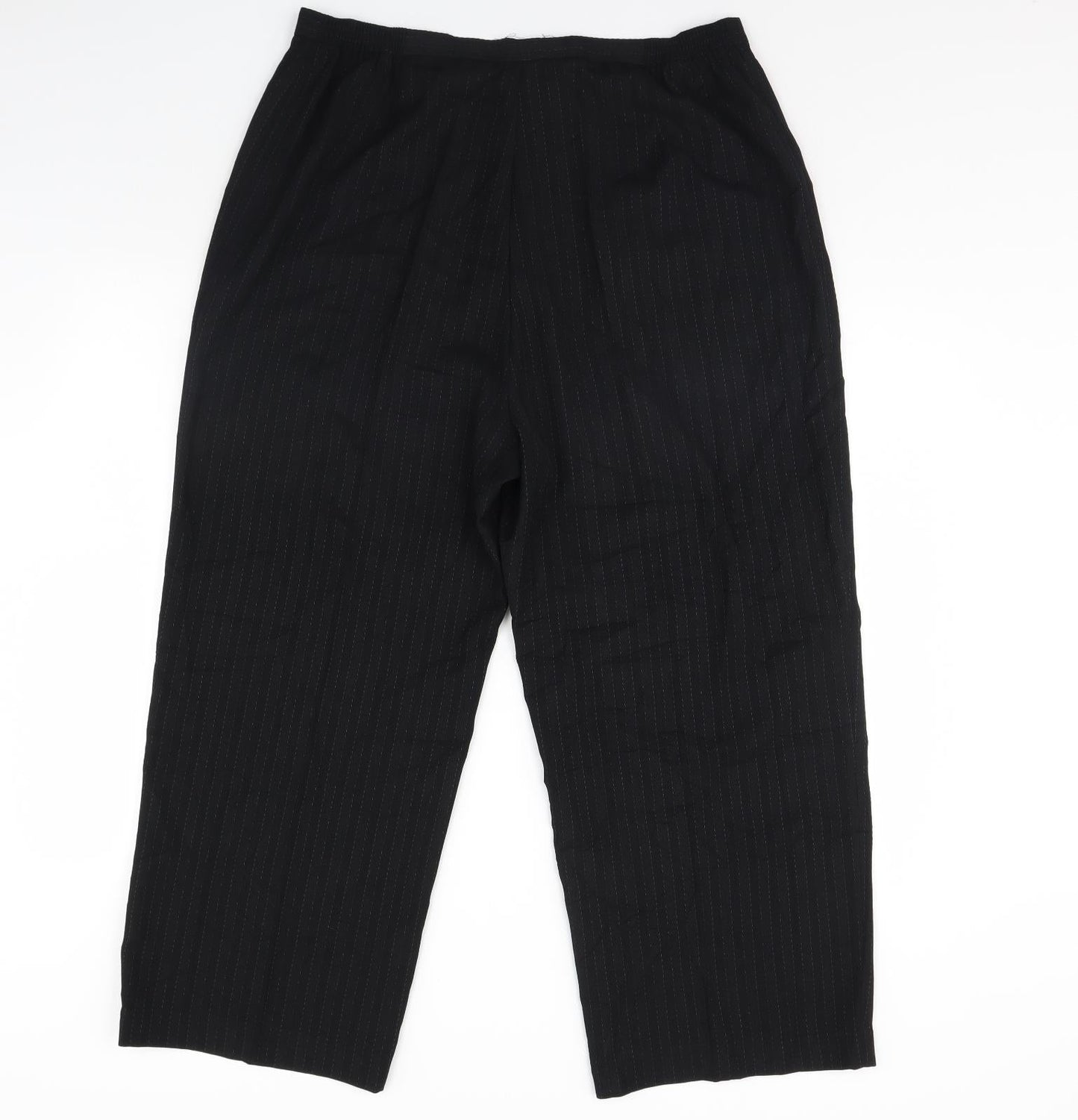 ELVI Womens Black   Dress Pants Trousers Size 20 L30 in