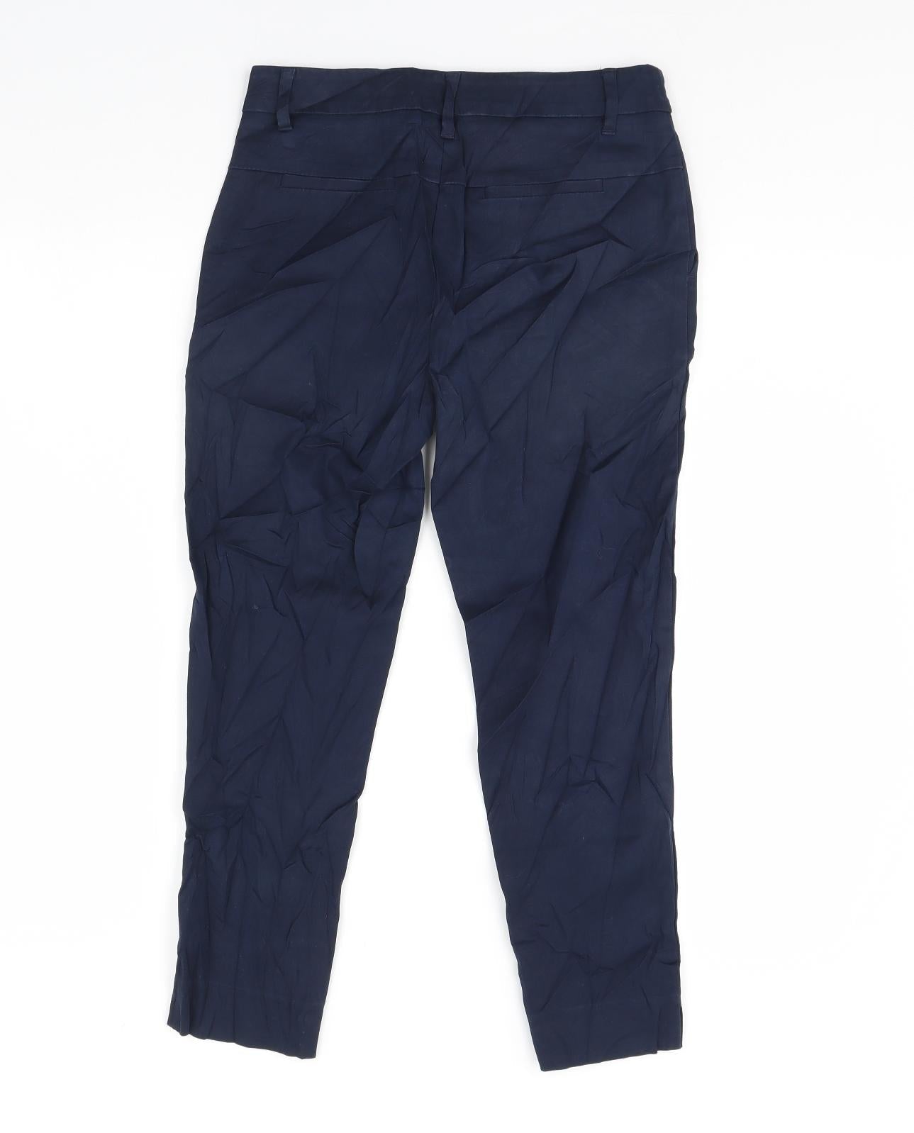 NEXT Womens Blue   Trousers  Size 6 L28 in