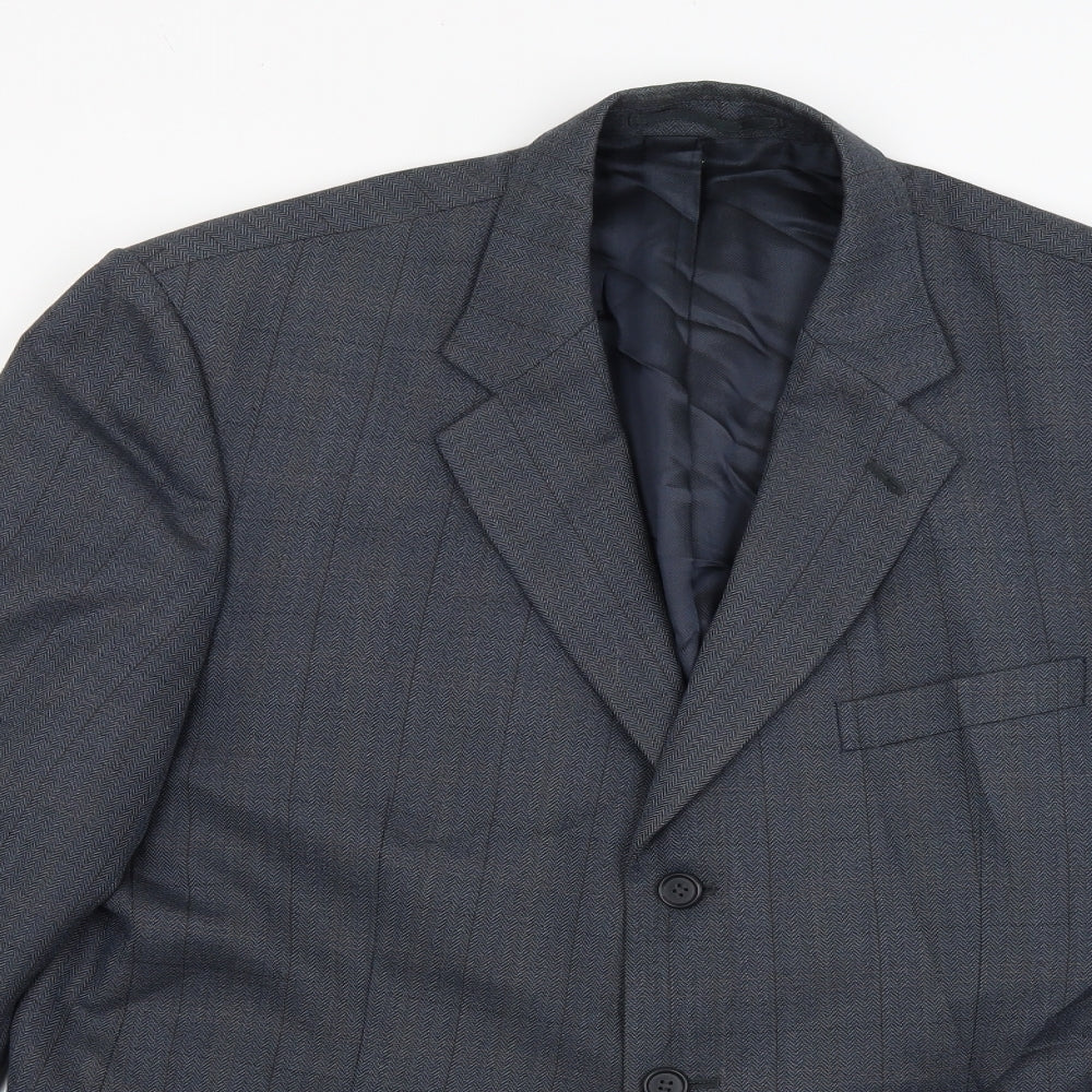 James Barry Mens Blue   Jacket Blazer Size 44