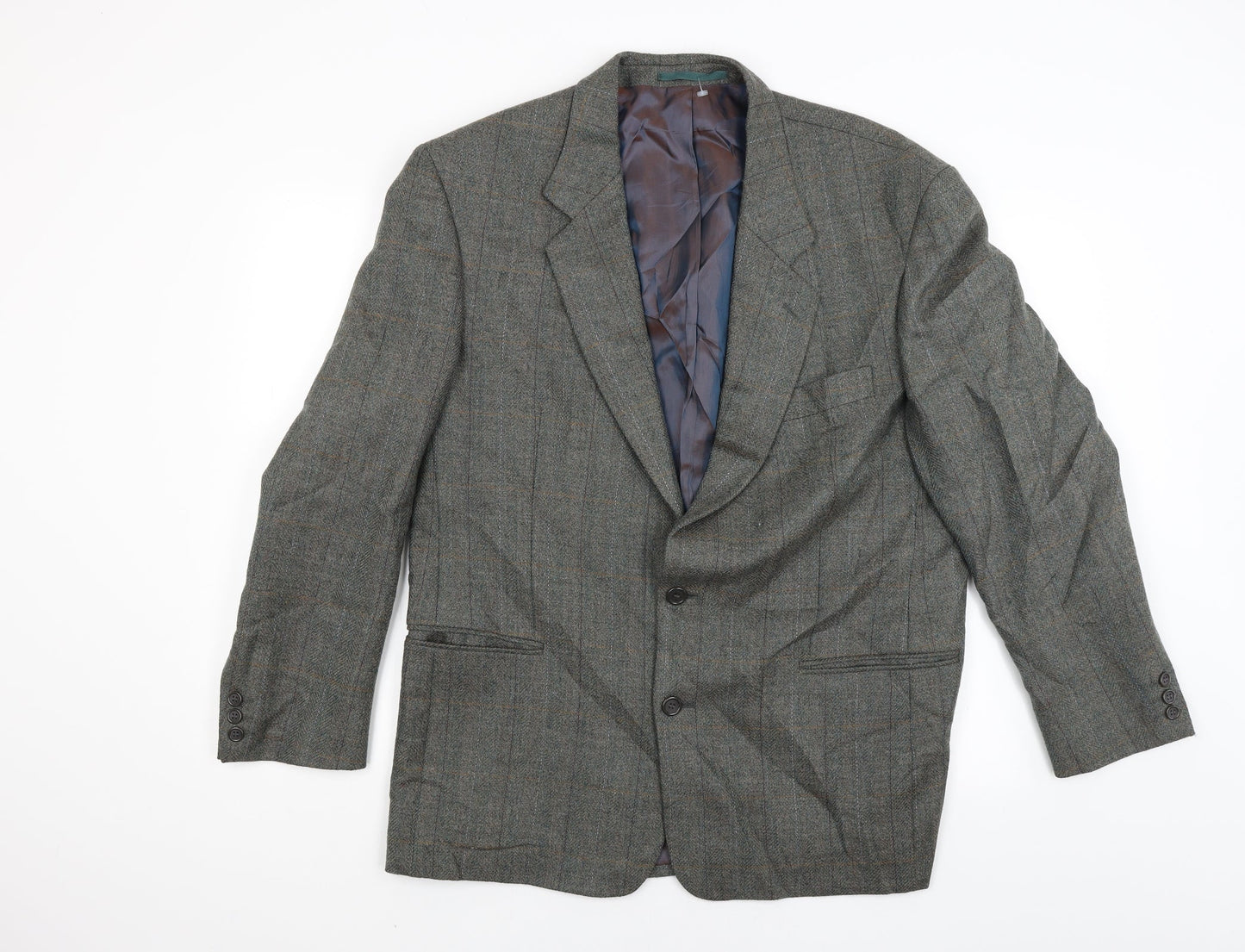 Principles Mens Grey Check  Jacket Blazer Size 42