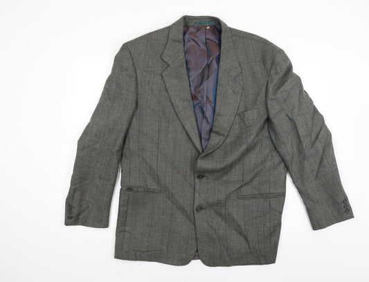 Principles Mens Grey Check  Jacket Blazer Size 42