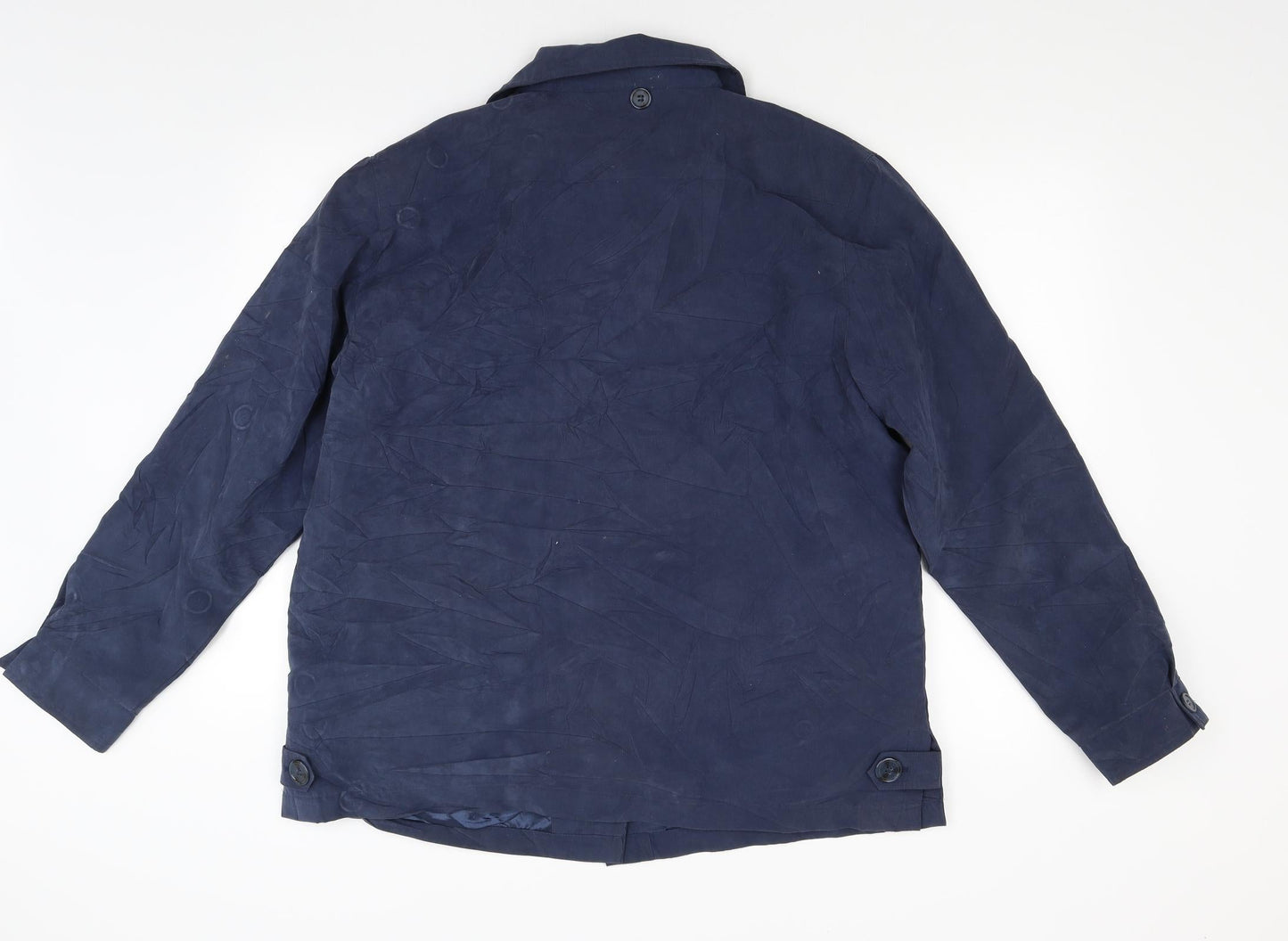 Charlotte James Womens Blue   Jacket Coat Size 18