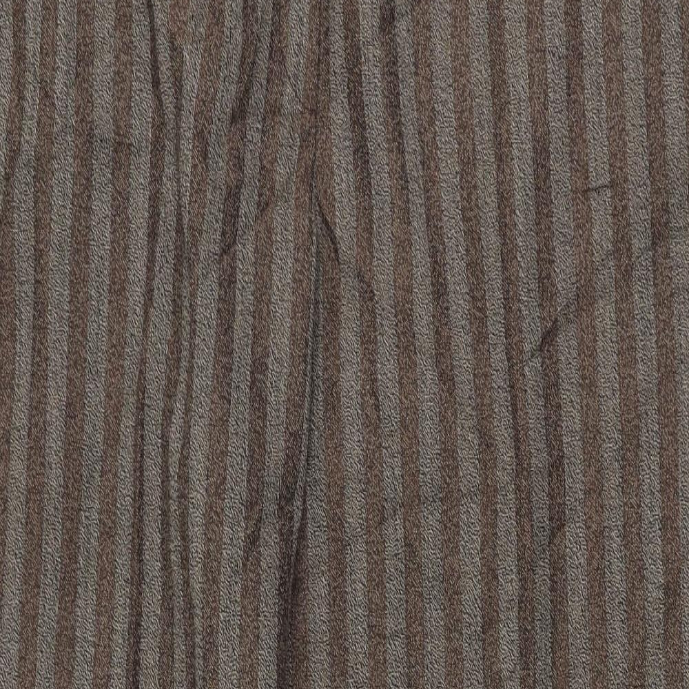 Preworn Womens Brown Striped  Trousers  Size 34 in L28 in