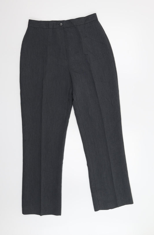 Dunnes Womens Grey   Trousers  Size 14 L28 in