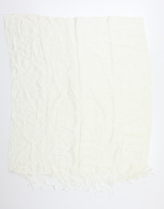 Preworn Womens White    Shawl/Wrap