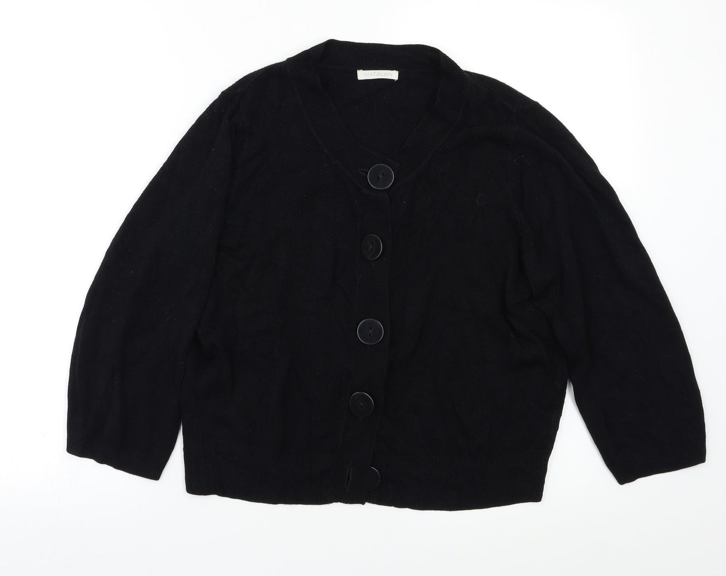 Matalan Womens Black   Cardigan Jumper Size 16