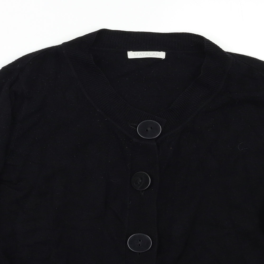 Matalan Womens Black   Cardigan Jumper Size 16