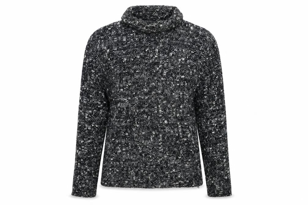 Topshop Womens Grey Herringbone  Pullover Jumper Size 12