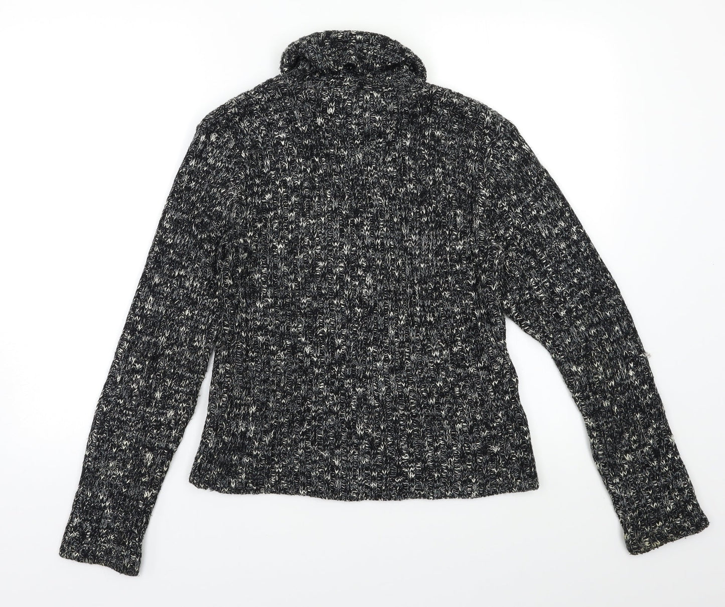 Topshop Womens Grey Herringbone  Pullover Jumper Size 12