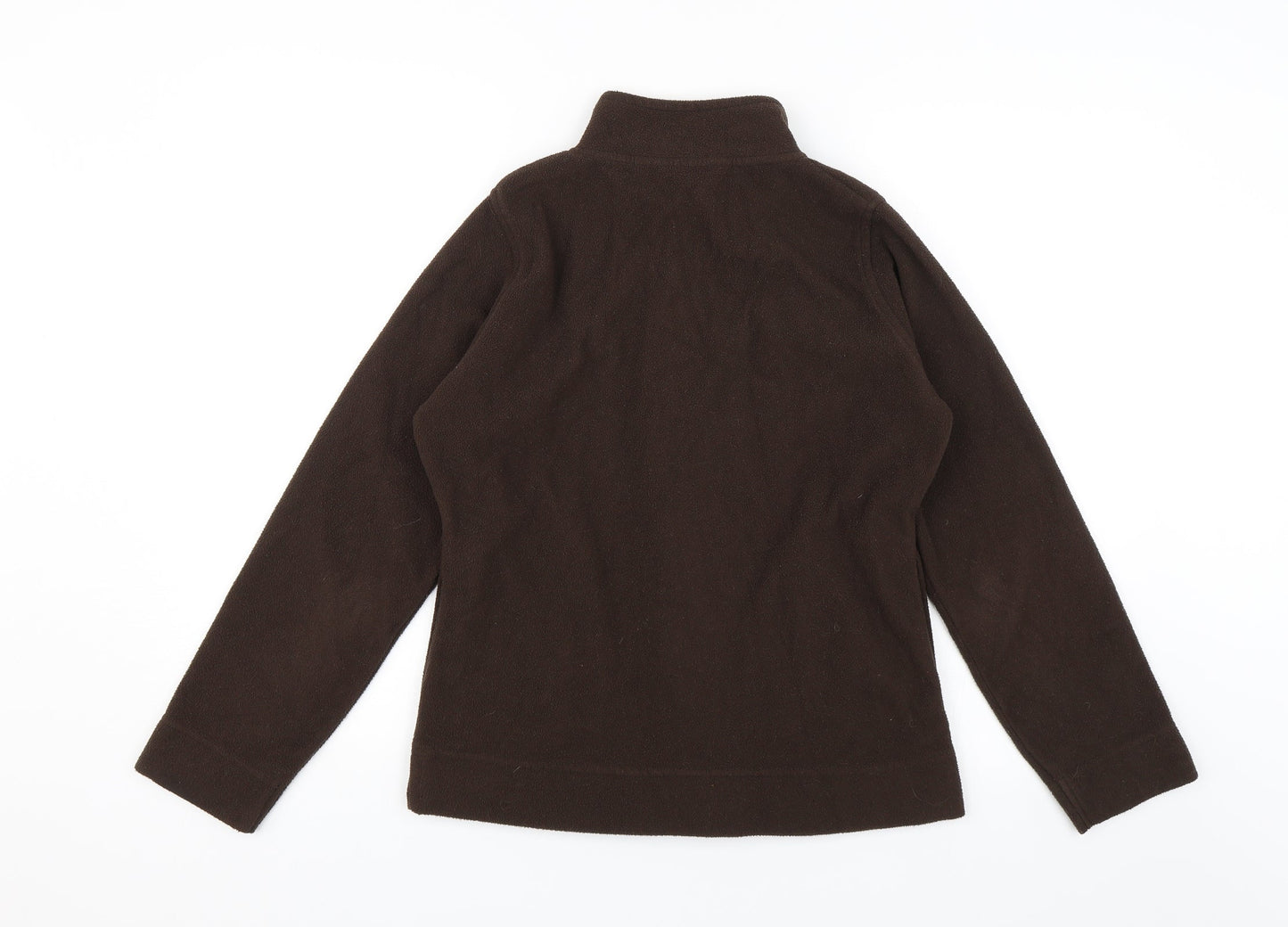 Isle Womens Brown   Full Zip Jumper Size S