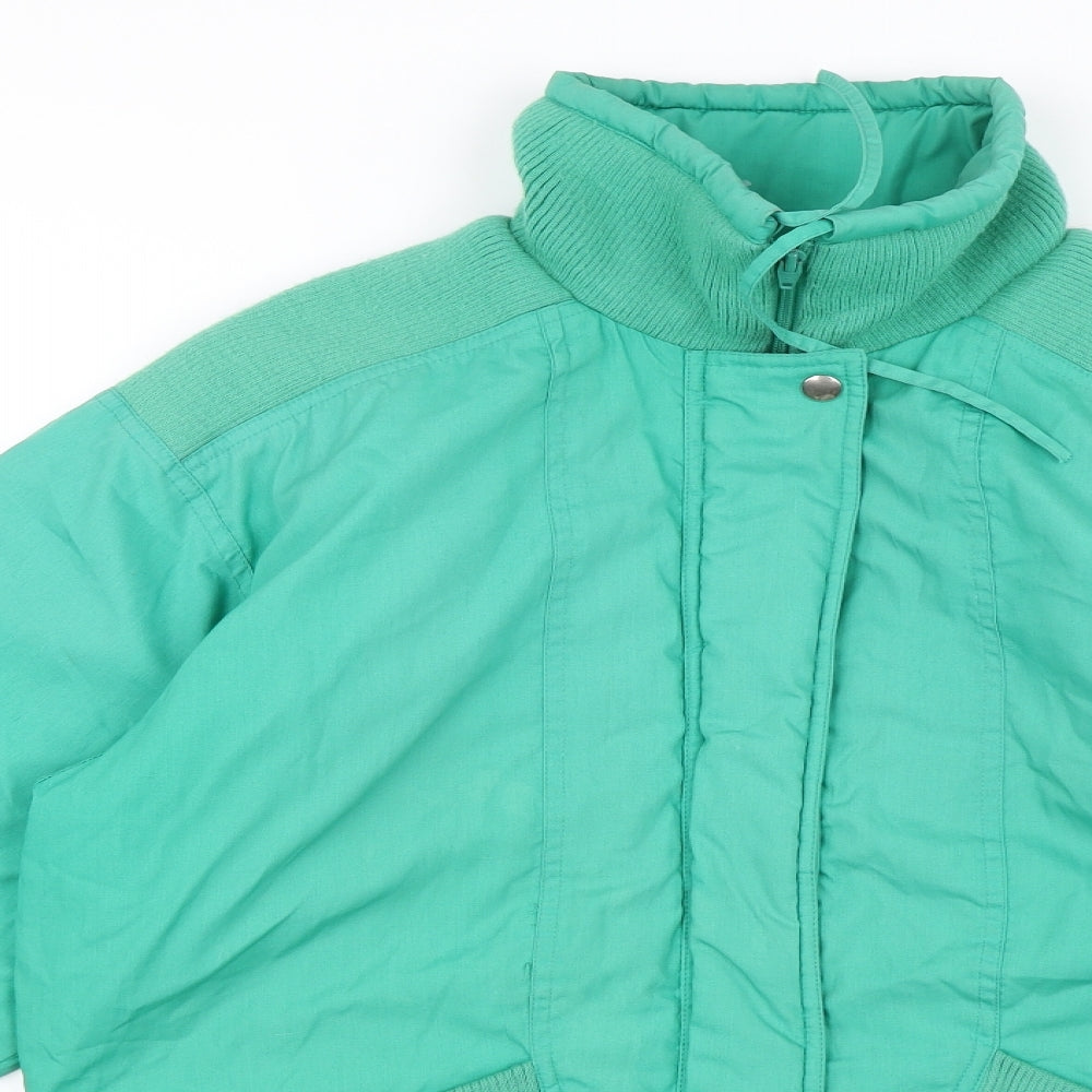 Sensations Womens Green   Anorak Jacket Size 12