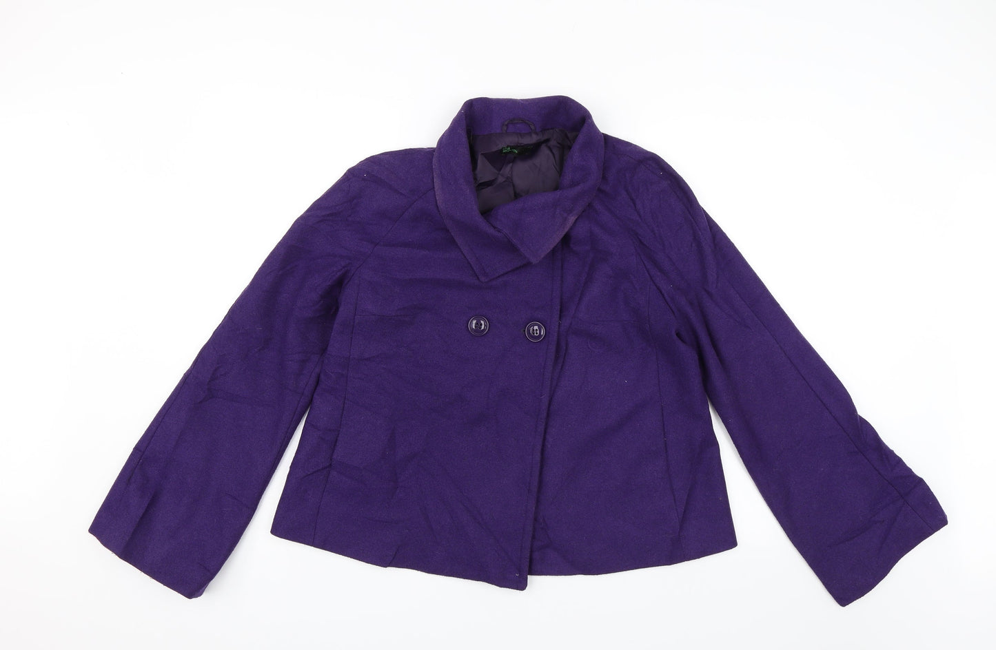 Stile Benetton Womens Purple   Jacket  Size 18
