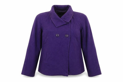 Stile Benetton Womens Purple Jacket Size 18