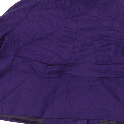 Stile Benetton Womens Purple Jacket Size 18