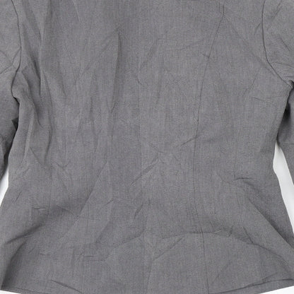 Debenhams Womens Grey   Jacket Blazer Size 10