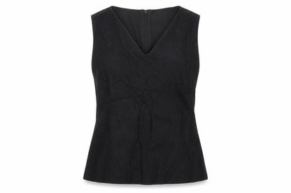 Marks & Spencer Womens Black   Basic Blouse Size 8
