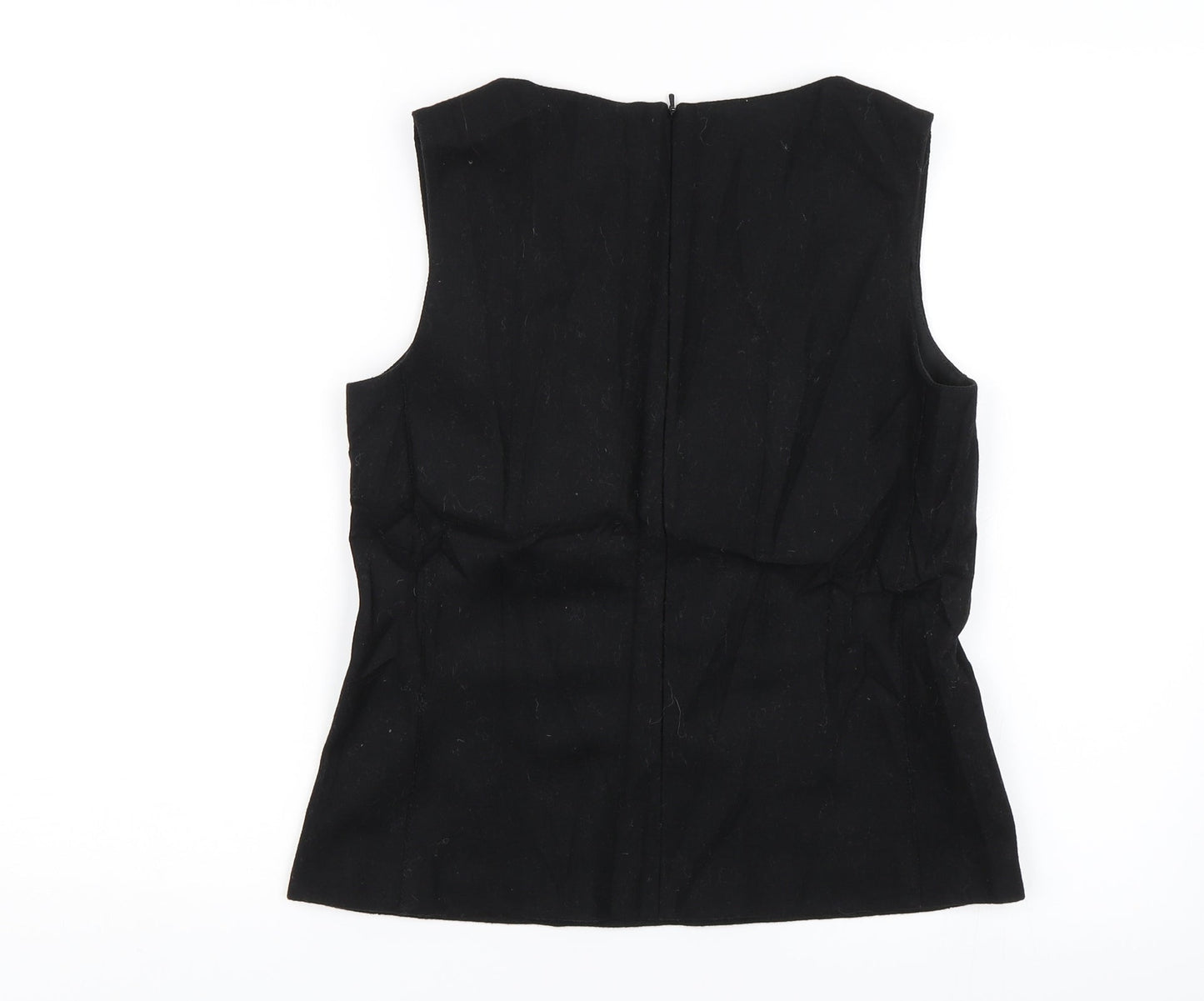 Marks and Spencer Womens Black   Basic Blouse Size 8