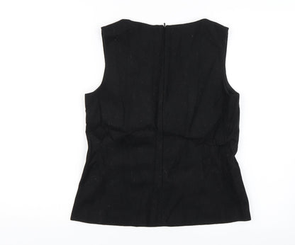Marks & Spencer Womens Black   Basic Blouse Size 8
