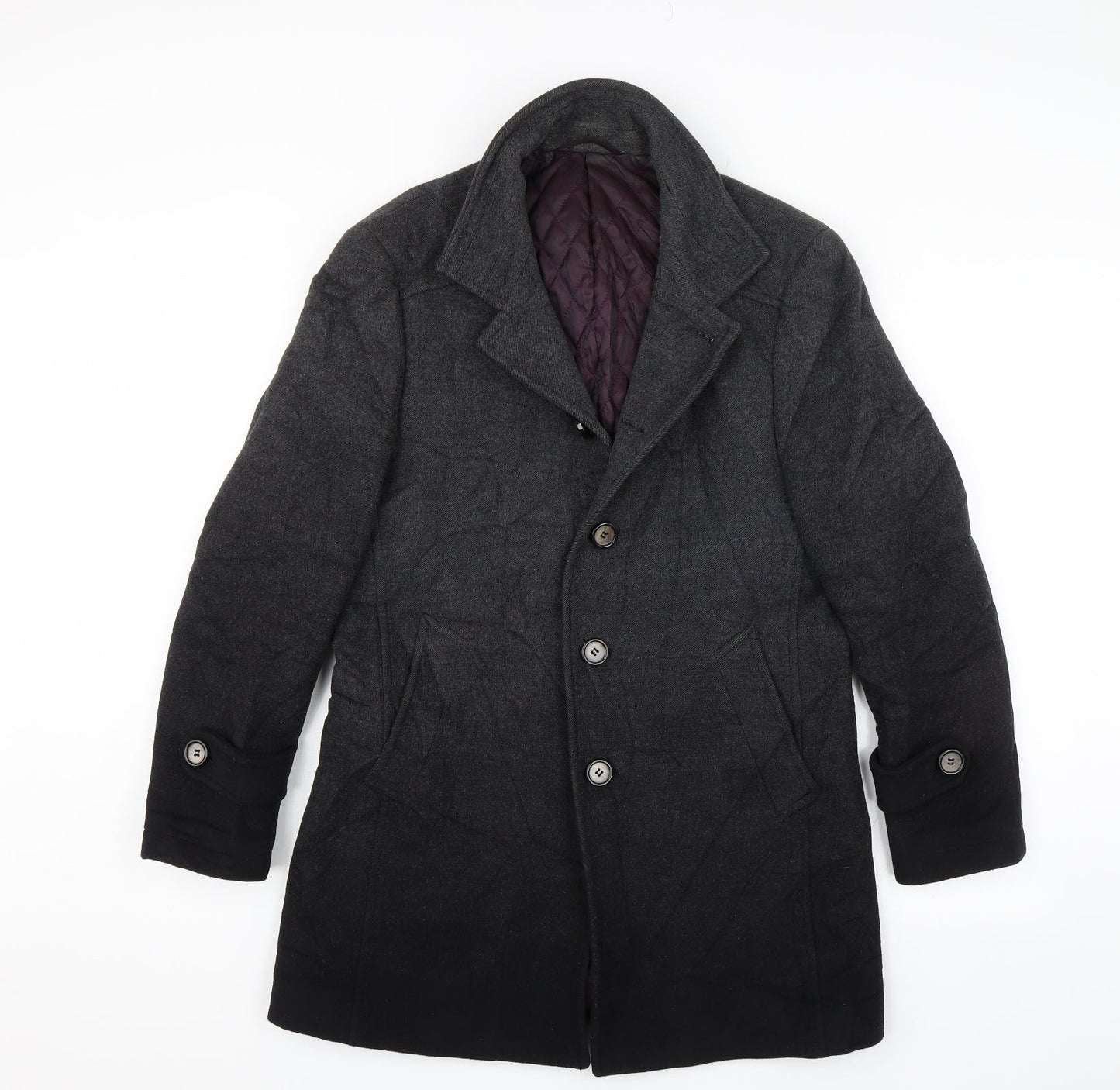 Heilan Home Womens Grey   Pea Coat Jacket Size 48