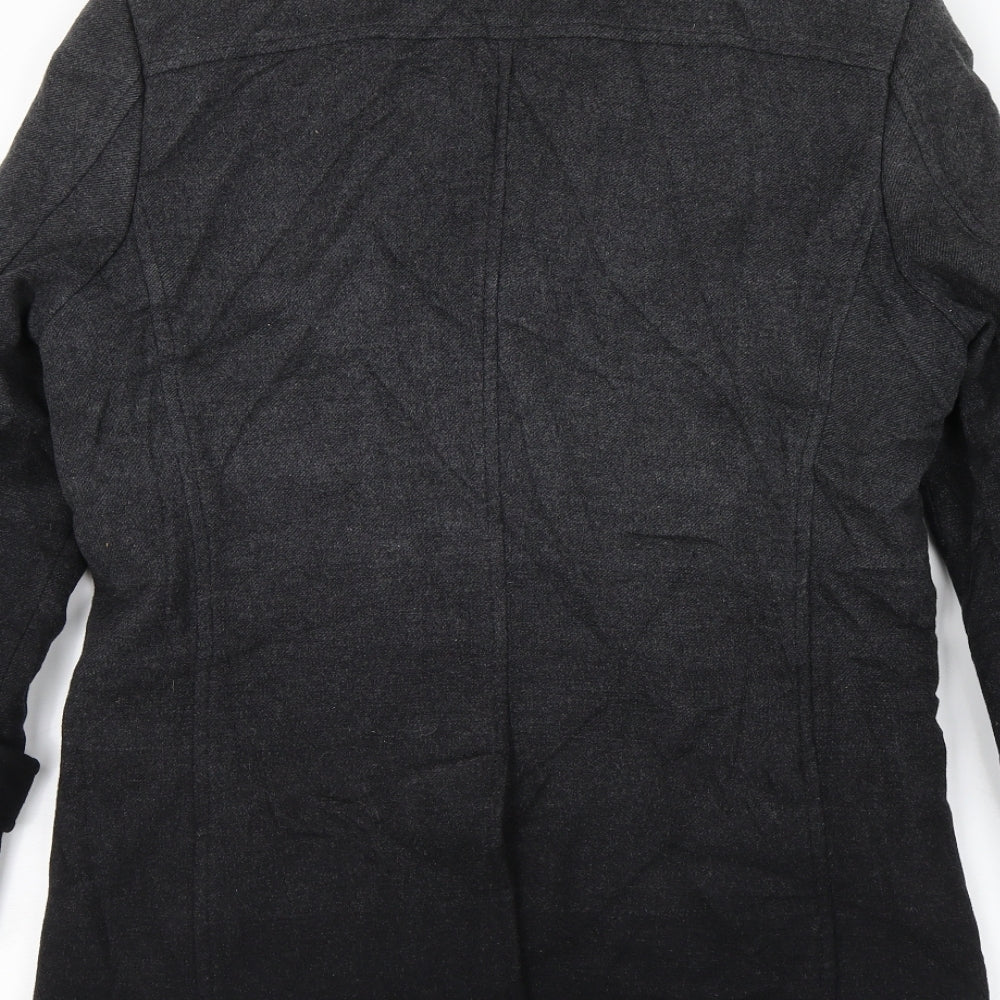 Heilan Home Womens Grey   Pea Coat Jacket Size 48