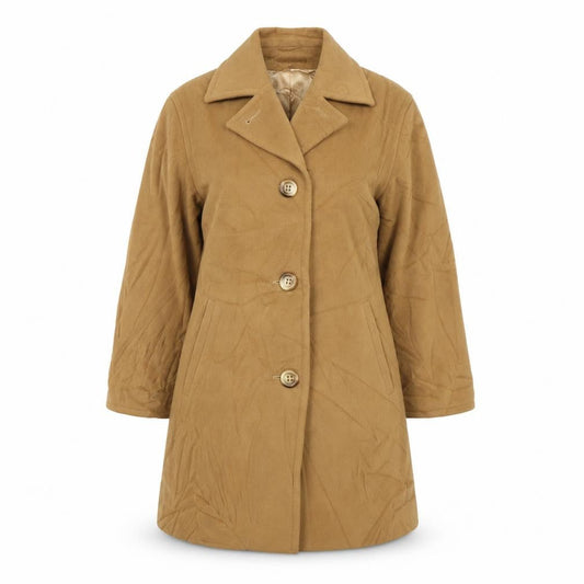 LAS London Womens Brown   Overcoat Jacket Size 8
