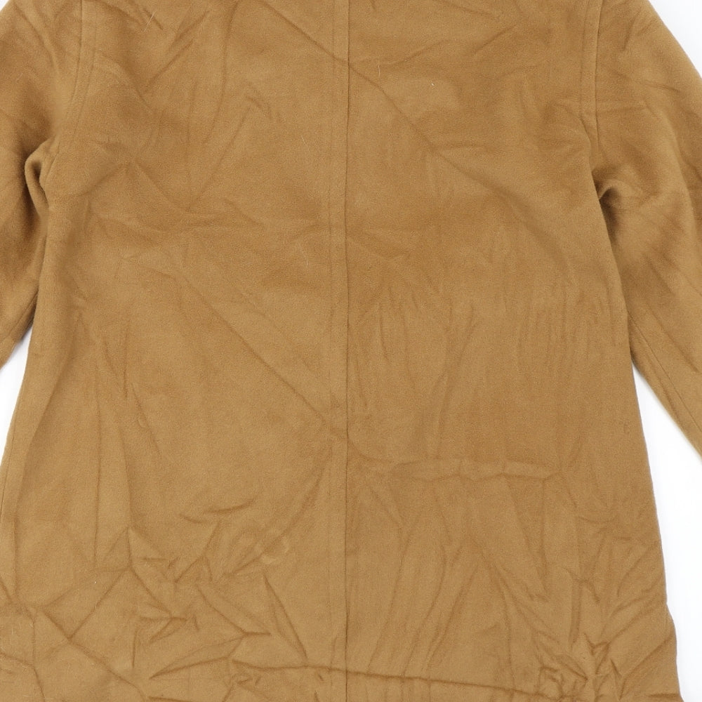 LAS London Womens Brown   Overcoat Jacket Size 8