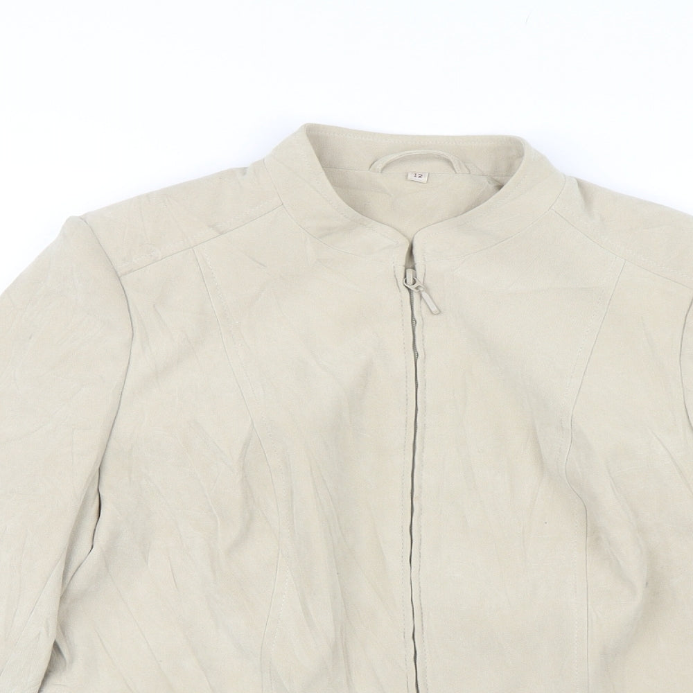EWM Womens Beige   Jacket  Size 12