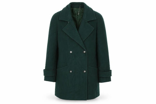 Berkertex Womens Green   Overcoat Jacket Size 10