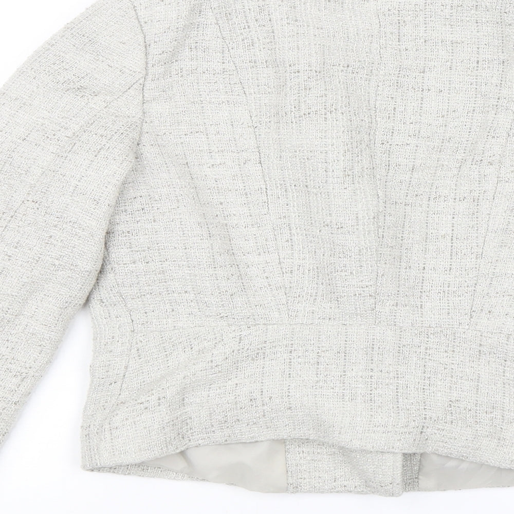 H&M Womens Grey   Jacket  Size 6