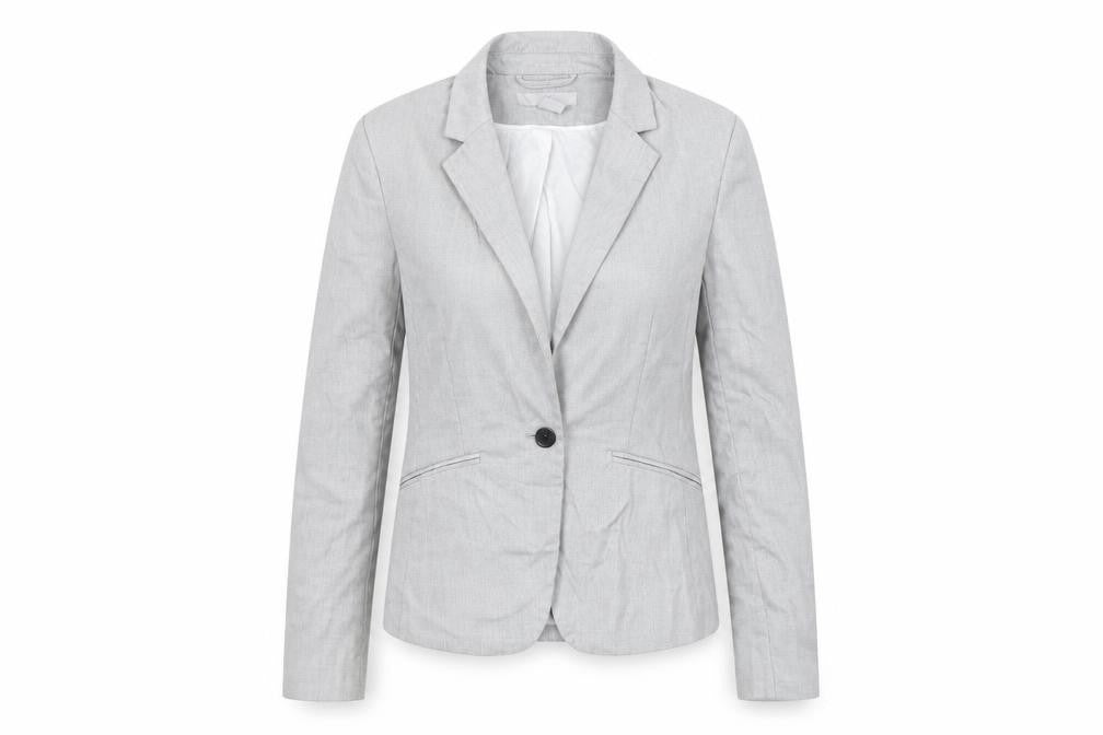 H&M Womens Grey   Jacket Blazer Size 8