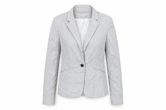 H&M Womens Grey   Jacket Blazer Size 8