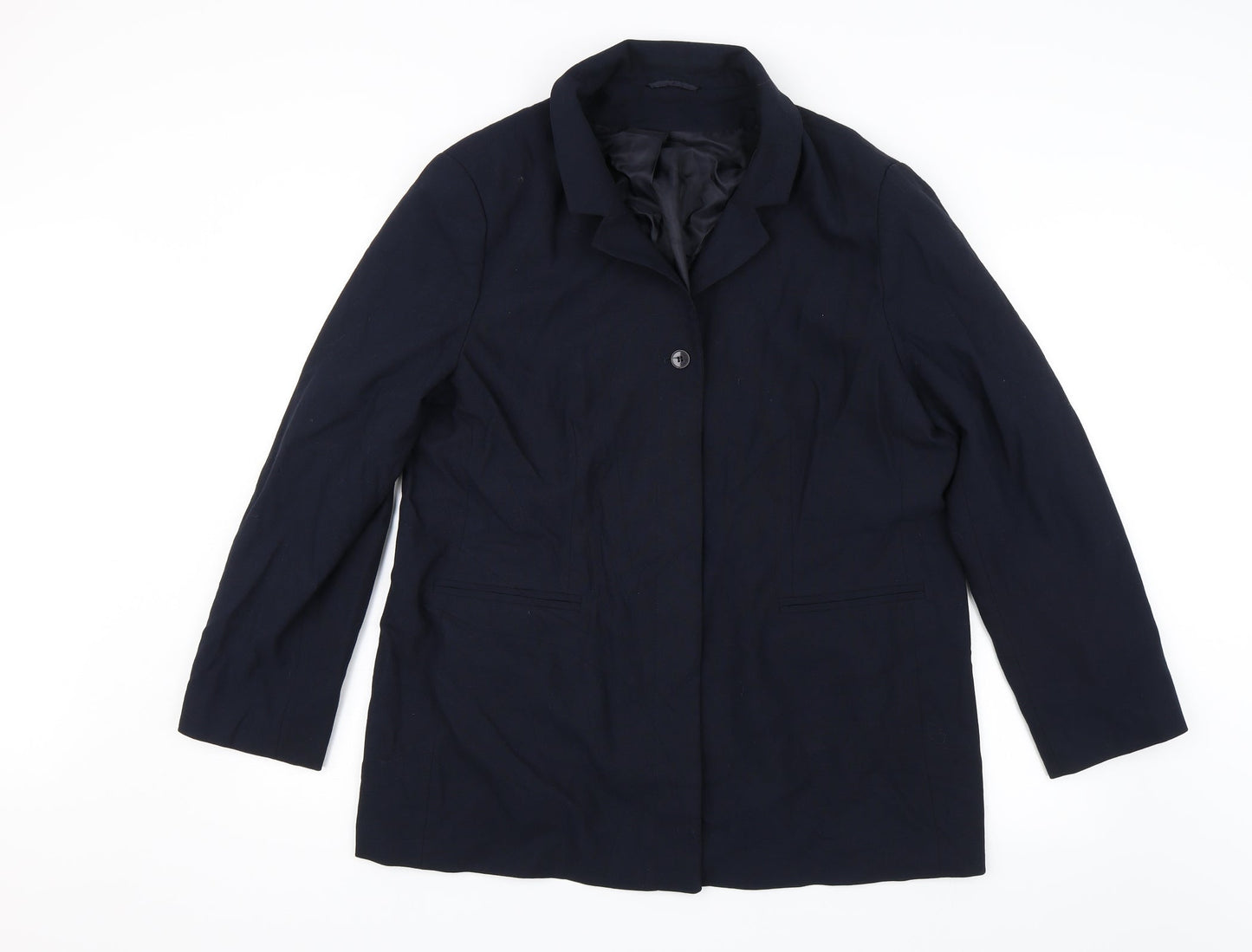 Canada Womens Blue   Overcoat Jacket Size 18